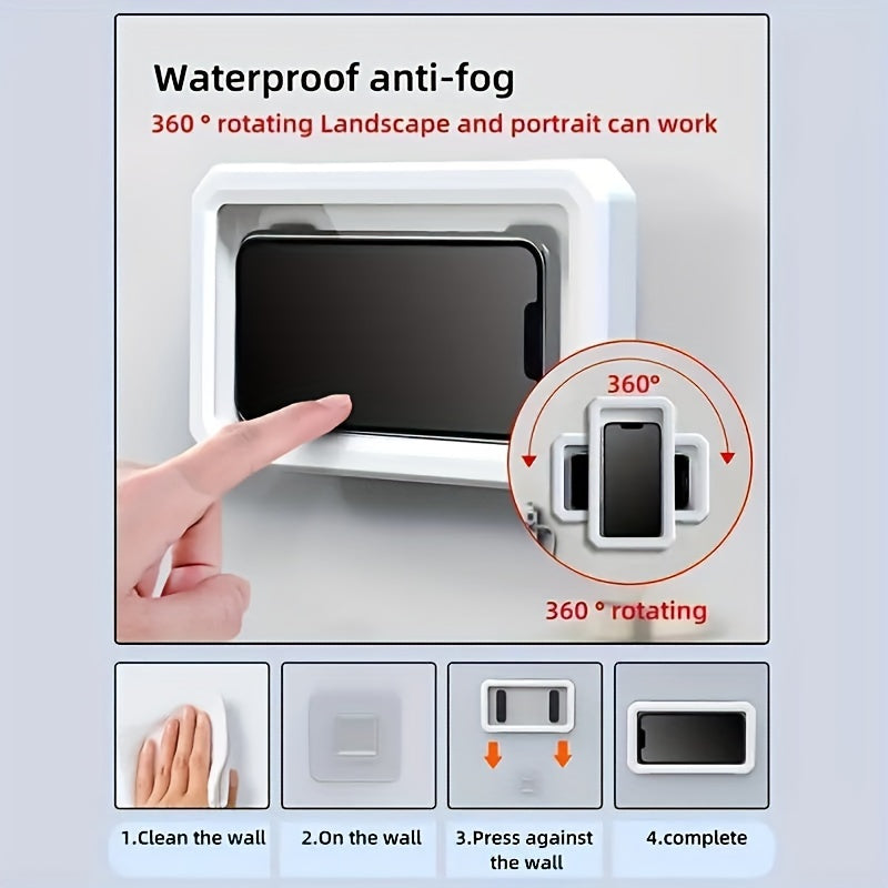 Waterproof phone holder